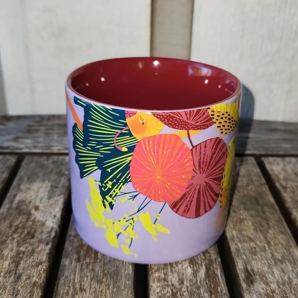 Starbucks Lilac Jellyfish & Parasol Coffee Mug 14 oz. NWT 2023